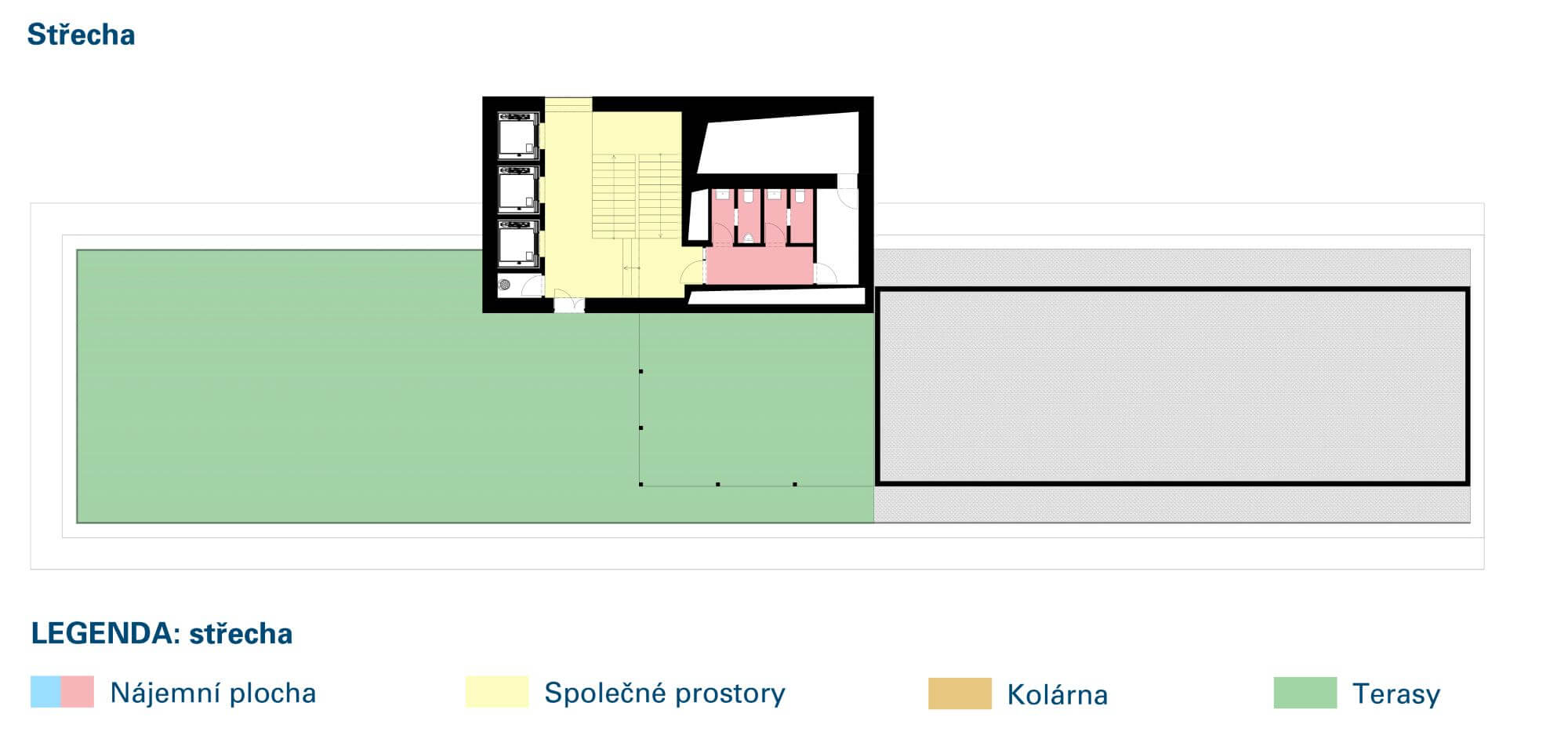 Plán sedmého nadzemního patra